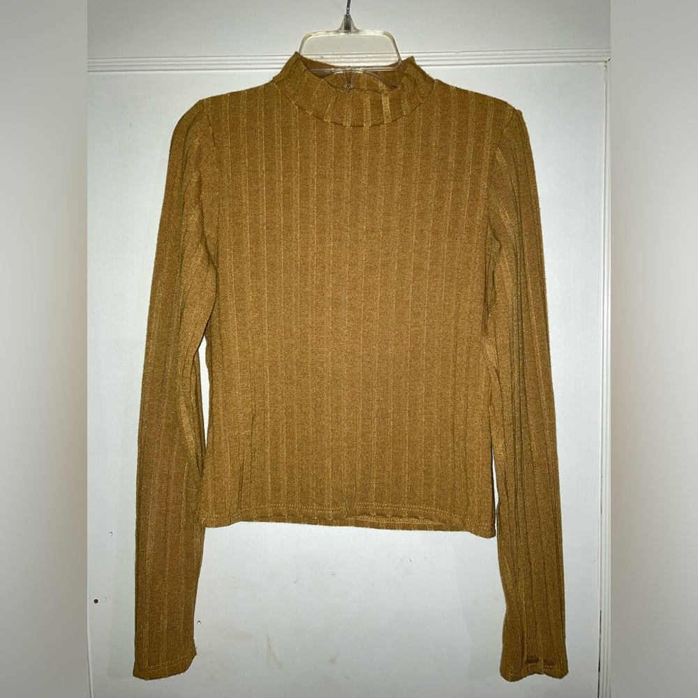 Tan longsleeve turtle neck